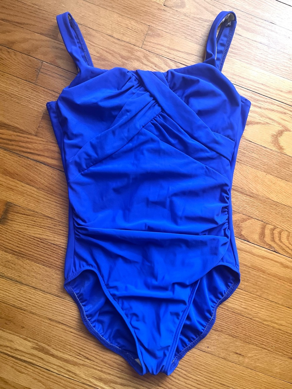 MIRACLESUIT Blue One Piece Swimsuit Size 10